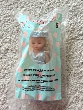 New Madame Alexander Wendy Doll As Blue Fairy 5” Doll (04’ McDonalds Happy Meal)